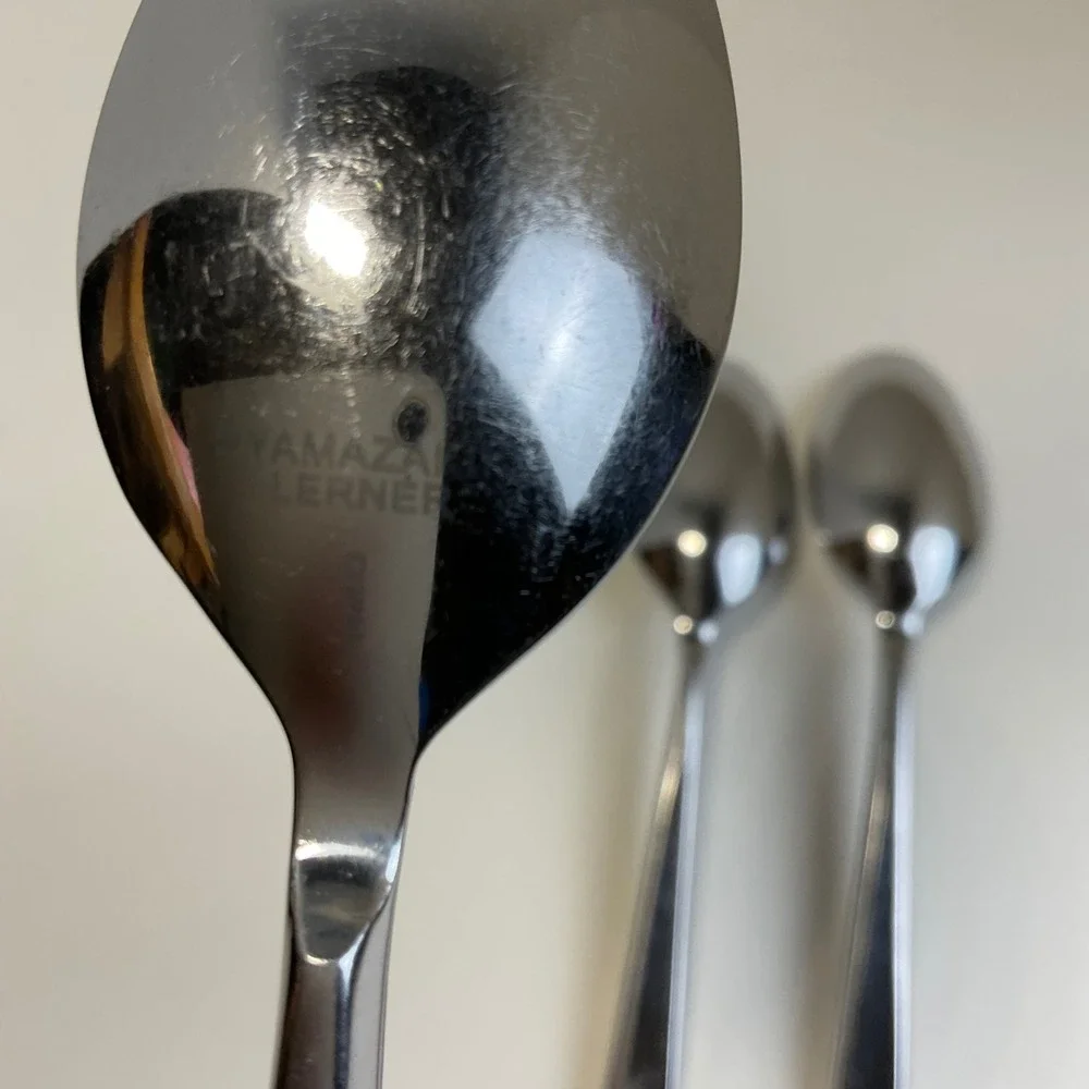 Yamazaki Lerner Float Stainless Teaspoons Set of 3 Silverware